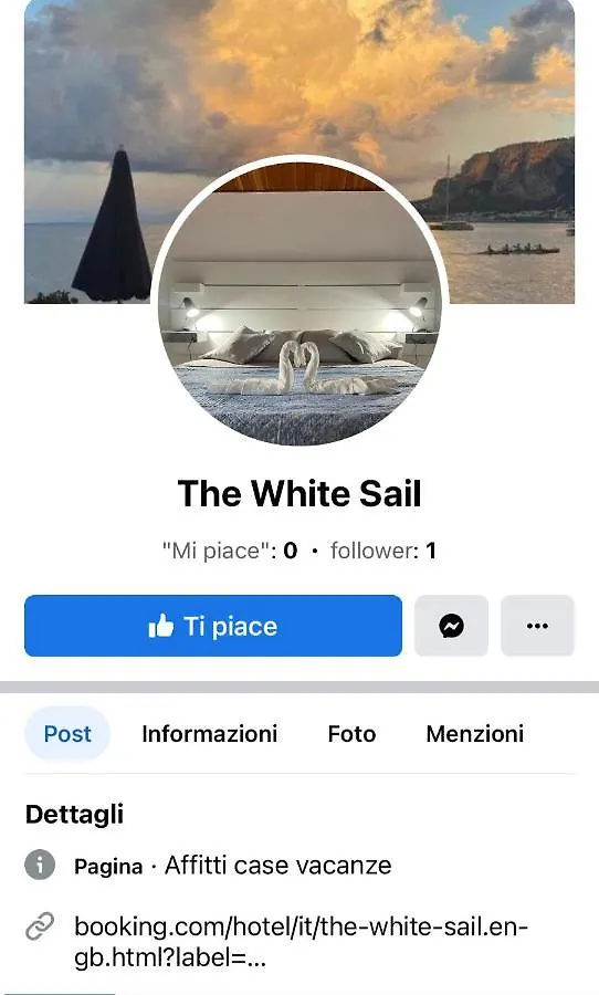 The White Sail - Mondello Apartment With Terrace - Casa Di Vincenzo E Andrea Ferienhaus